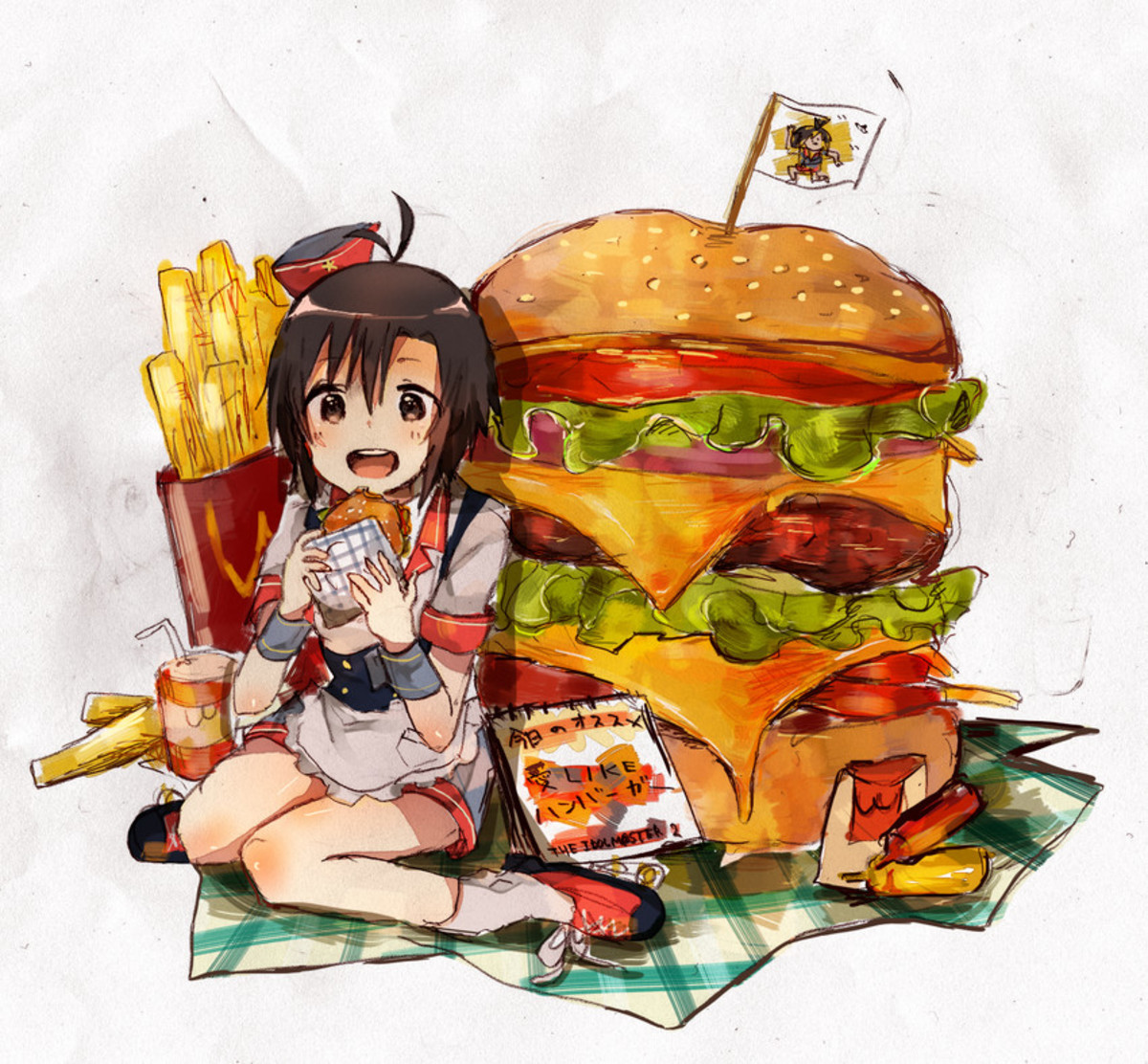 Гамбургер аниме